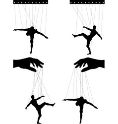 Marionettes vector image