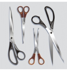 Scissors vector image