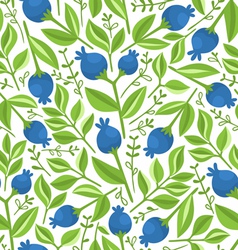 Berries pattern vector image