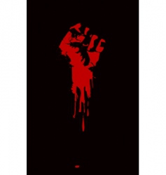 Clenched fist vector image
