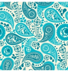 Paisley seamless pattern vector image