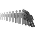Domino effect vector image