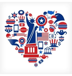 America love vector image