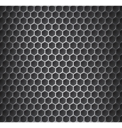 Chrome metal grid vector image