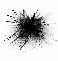 Splattered vector image