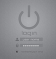 Stylish login page vector image