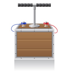Detonating fuse vector image