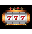 Casino machine vector image