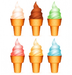 Ice cream vector image