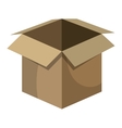 Delivery package box isolated icon vector image