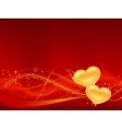 Romantic background vector image
