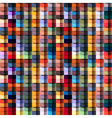 Multicolored geometric structure vector image