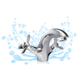 Water tap vector image