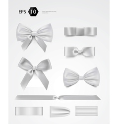 Bow collection vector image