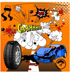 Comic elements vector image