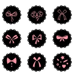 Bows vector image