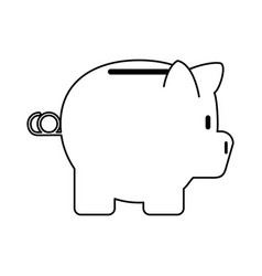 Piggy bank icon image vector image