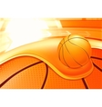 Sports Background Basketball vector image