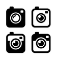 Hipster Photo or Camera Icons Set vector image