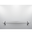 Glass shelf vector image