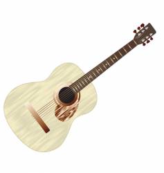 Acoustic guitar vector image