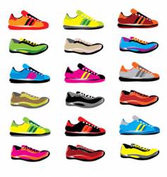 Sneakers vector image