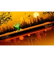 Scary Halloween Night vector image