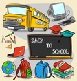 Back to school stroke version 1 vector image