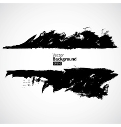 Grunge black background vector image