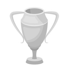 Silver cupaward the winner of the competition for Silver cupaward the winner of the competition for vector image