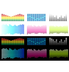 Equalizers vector image