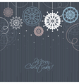 Modern Christmas background vector image