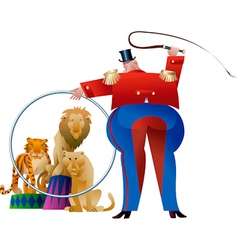 Circus Tamer vector image