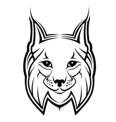 Lynx mascot vector image