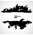 Grunge black background vector image