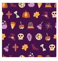 Seamless halloween pattern Seamless halloween pattern vector image