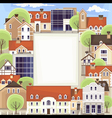 City landscape vector image
