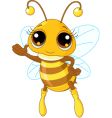Cute bee vector image