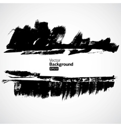 Grunge black background vector image