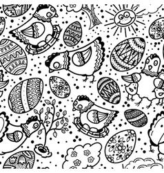 Easter seamless vector image