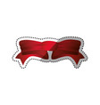 Decorative banner emblem Decorative banner emblem vector image