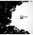 Grunge black background vector image