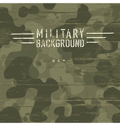 Camouflage military background vector image