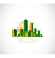 City background vector image