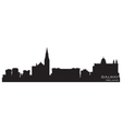 Galway Ireland skyline Detailed silhouette vector image