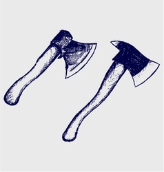 Ax set vector image