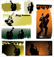 Jazz Banners vector image