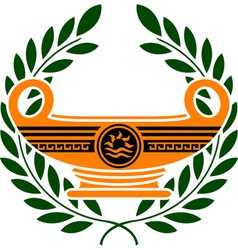 Cup for champions second variant vector image