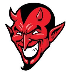 Devil head mascot Devil head mascot vector image