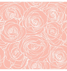 Seamless pattern with flowers vector image